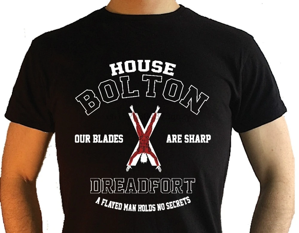 Рабочие Рубашки с коротким рукавом мужские модные вырезом лодочкой House Bolton