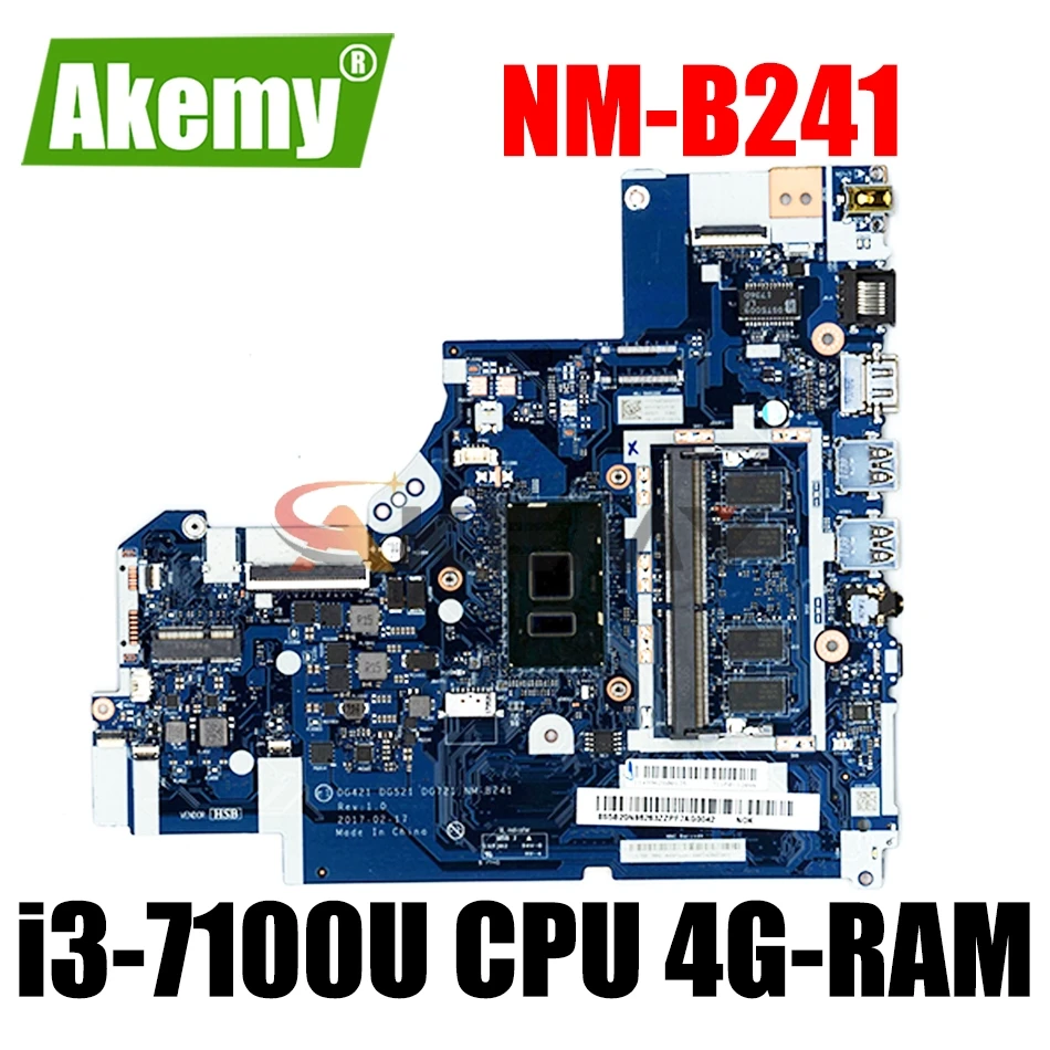 For Lenovo 320-15ISK 320-17ISK 520-15ISK/17ISK Laptop Motherboard NM-B241 Mainboard With i3-7100U CPU 4G-RAM 100% fully tested
For Lenovo 320-15ISK 320-17ISK 520-15ISK/17ISK Laptop Motherboard NM-B241 Mainboard With i3-7100U CPU 4G-RAM 100% fully tested