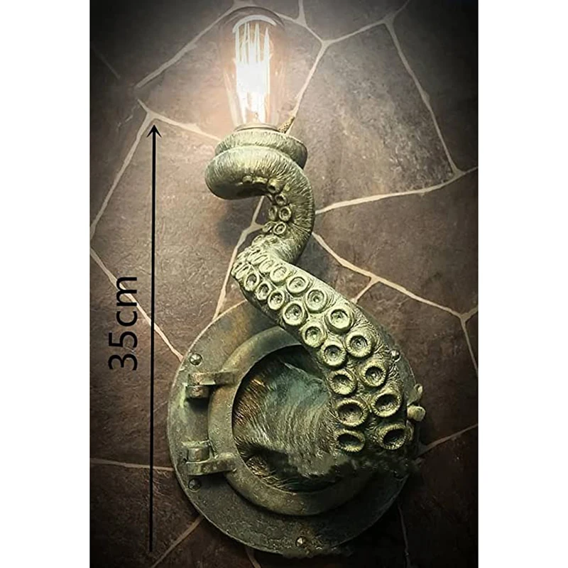 2020 Retro Octopus Electric Light Tentacle Monsters with Bulbs Hanging on Wall Octopus Tentacle lamp Holder for Home Decor
2020 Retro Octopus Electric Light Tentacle Monsters with Bulbs Hanging on Wall Octopus Tentacle lamp Holder for Home Decor