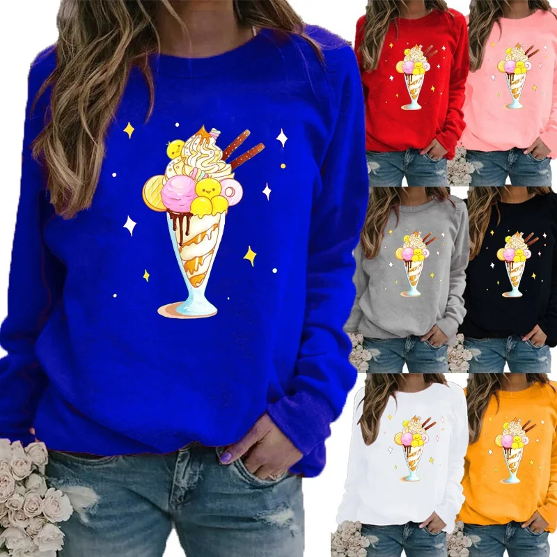 Fashion Women Clothing Graphic Tee Long Sleeve Round Neck Pullover Ladies Motion Shirt Loose Casual Shirt Plus Size
Fashion Women Clothing Graphic Tee Long Sleeve Round Neck Pullover Ladies Motion Shirt Loose Casual Shirt Plus Size