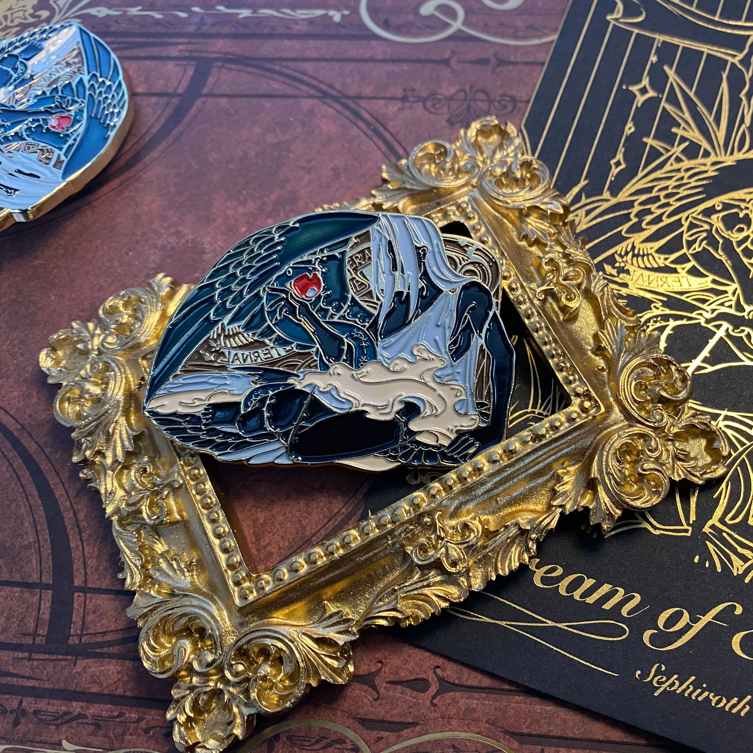 Аниме финальная фантазия VII Sephiroth Косплей металлический значок КНОПКА брошь булавки Кулон Коллекция модная медаль сувенирные подарки
Аниме финальная фантазия VII Sephiroth Косплей металлический значок КНОПКА брошь булавки Кулон Коллекция модная медаль сувенирные подарки