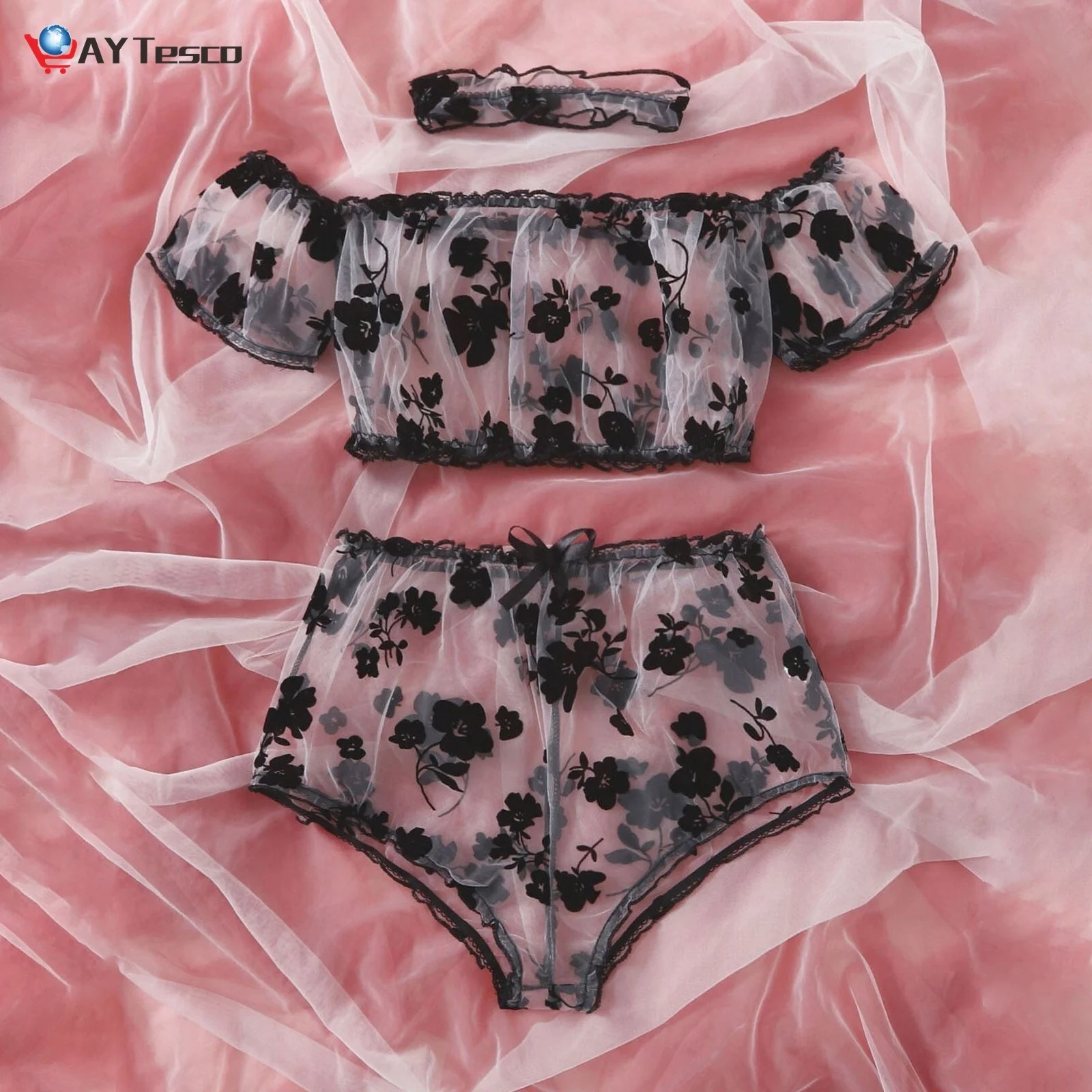 Sexy Lingerie Flowers Embroidery Lace Bra Panties Underwear Women Set Transparent Mesh Erotic Lingerie Sexy Sleepwear Plus Size
Sexy Lingerie Flowers Embroidery Lace Bra Panties Underwear Women Set Transparent Mesh Erotic Lingerie Sexy Sleepwear Plus Size
