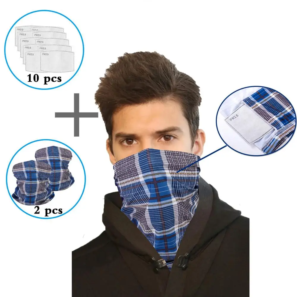 2pcs Unisex Men Women PM2.5 Filter Face Mask Scarf Neck Quick Drying Reusable Face Mask Bandana Headwear Safety Protective Mask
2pcs Unisex Men Women PM2.5 Filter Face Mask Scarf Neck Quick Drying Reusable Face Mask Bandana Headwear Safety Protective Mask