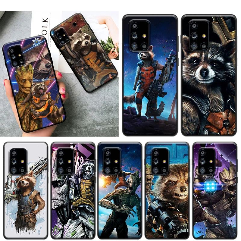 Rocket Raccoon Marvel for Samsung Galaxy A52 A51 A72 A71 A32 5G A12 A21S A31 A41 A01 A02 Silicone Soft Black Phone Case
Rocket Raccoon Marvel for Samsung Galaxy A52 A51 A72 A71 A32 5G A12 A21S A31 A41 A01 A02 Silicone Soft Black Phone Case