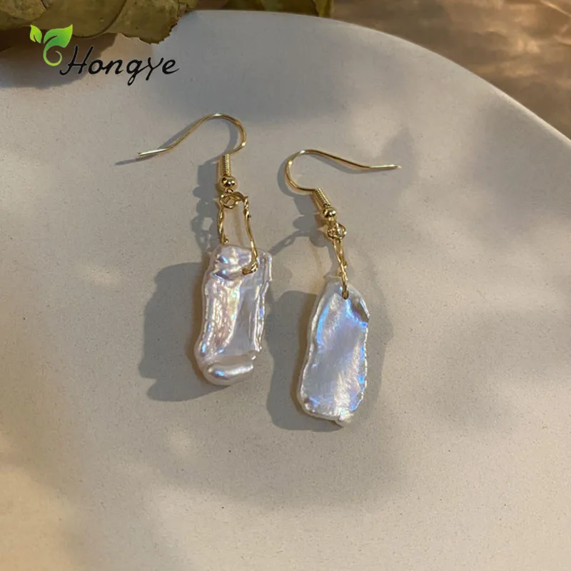 Hongye Retro Irregular Natural Freshwater Long Pearl Drop Earrings for Women Daily Gift Metal Party Brincos Jewelry Statement
Hongye Retro Irregular Natural Freshwater Long Pearl Drop Earrings for Women Daily Gift Metal Party Brincos Jewelry Statement