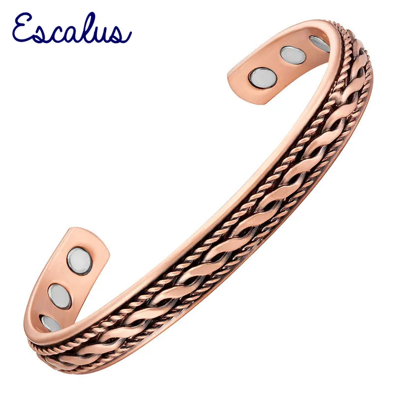 Escalus Vintage Powerful Magnetic Pure Copper Bangles For Women Bio Healing Men Charm Hot Bracelet fashion Wristband
Escalus Vintage Powerful Magnetic Pure Copper Bangles For Women Bio Healing Men Charm Hot Bracelet fashion Wristband