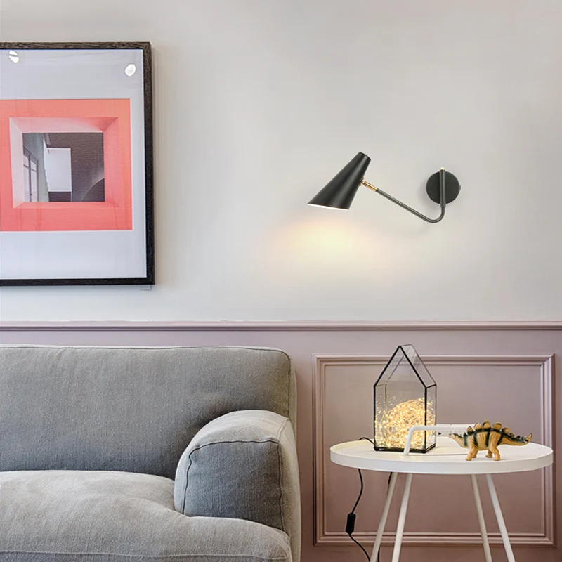 Industrial Adjustable Wall Lamp with switch Creative Reading Bedside Vintage Retro Led E27 Wall Lights Fexible Black 110-240V
Industrial Adjustable Wall Lamp with switch Creative Reading Bedside Vintage Retro Led E27 Wall Lights Fexible Black 110-240V