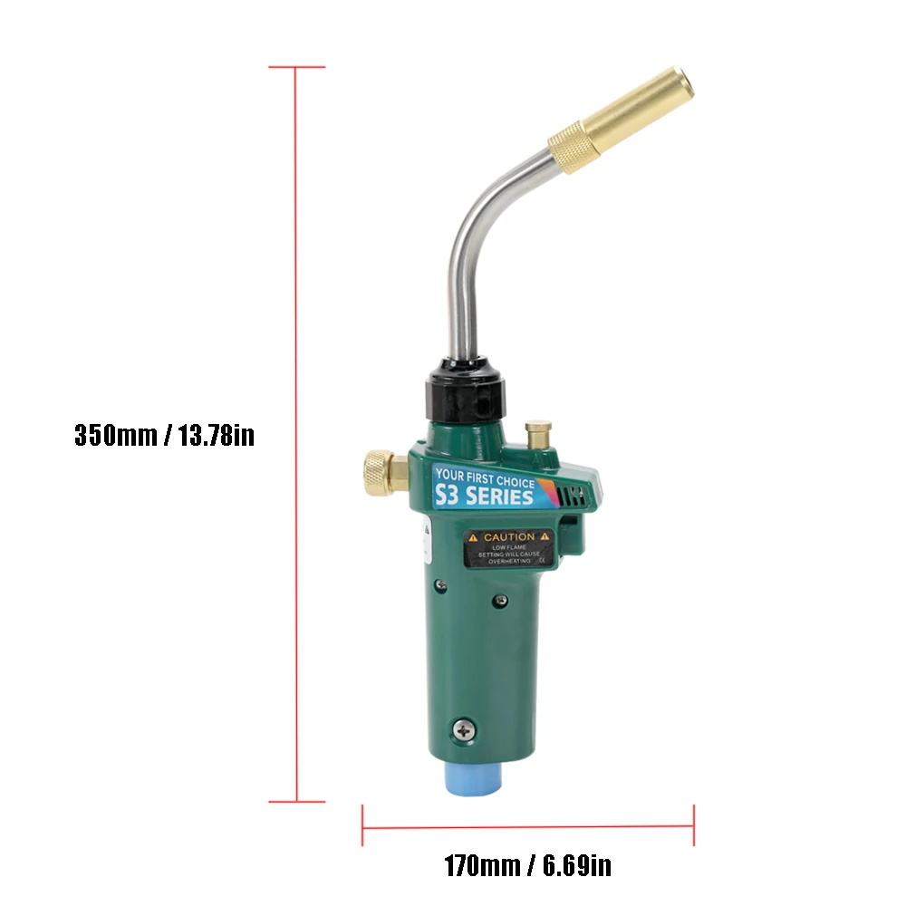 New Braze Welding Torch MAPP Propane Gas Torch Self Ignition w Trigger Style CGA600 Heating Solder Burner
New Braze Welding Torch MAPP Propane Gas Torch Self Ignition w Trigger Style CGA600 Heating Solder Burner
