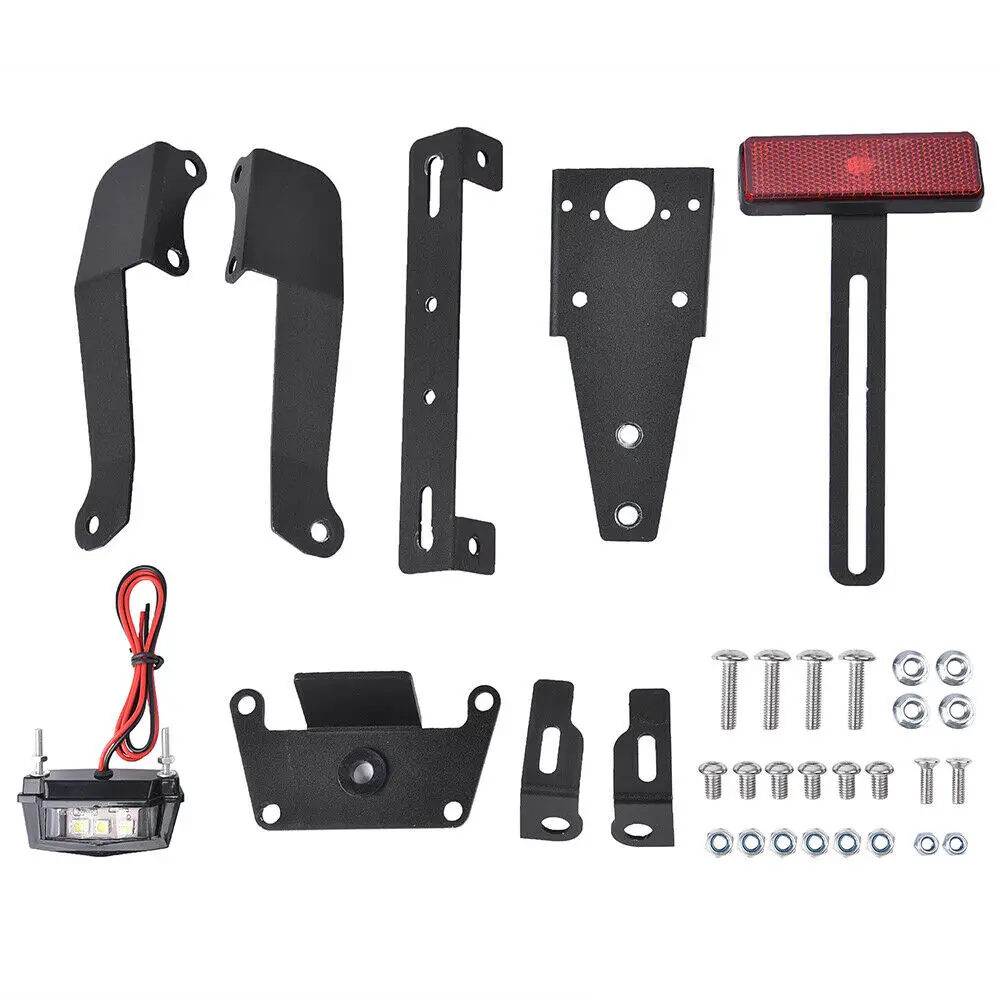 Motorcycle Aluminum Adjustable License Plate Holder Bracket Fender With LED Light for Yamaha MT FZ 10 2016 2017 2018 2019
Motorcycle Aluminum Adjustable License Plate Holder Bracket Fender With LED Light for Yamaha MT FZ 10 2016 2017 2018 2019