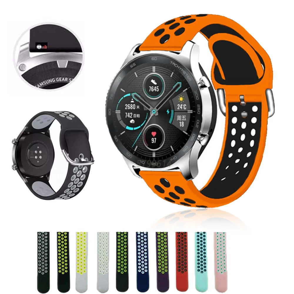 Ремешок силиконовый для Honor Magic Watch 2 42 46 мм, спортивный браслет для смарт-часов Huawei GT GT2 Amazfit Bip, 20 22 мм
Ремешок силиконовый для Honor Magic Watch 2 42 46 мм, спортивный браслет для смарт-часов Huawei GT GT2 Amazfit Bip, 20 22 мм