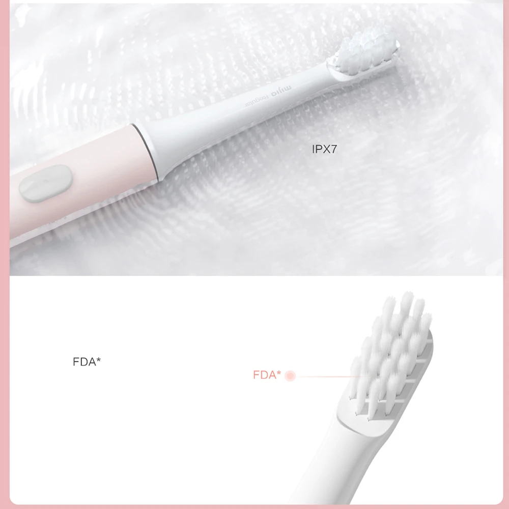 Xiaomi Mijia T100 Sonic Electric Toothbrush Cordless Rechargeable Toothbrush IPX7 Waterproof Ultrasonic Automatic Tooth Brush
Xiaomi Mijia T100 Sonic Electric Toothbrush Cordless Rechargeable Toothbrush IPX7 Waterproof Ultrasonic Automatic Tooth Brush