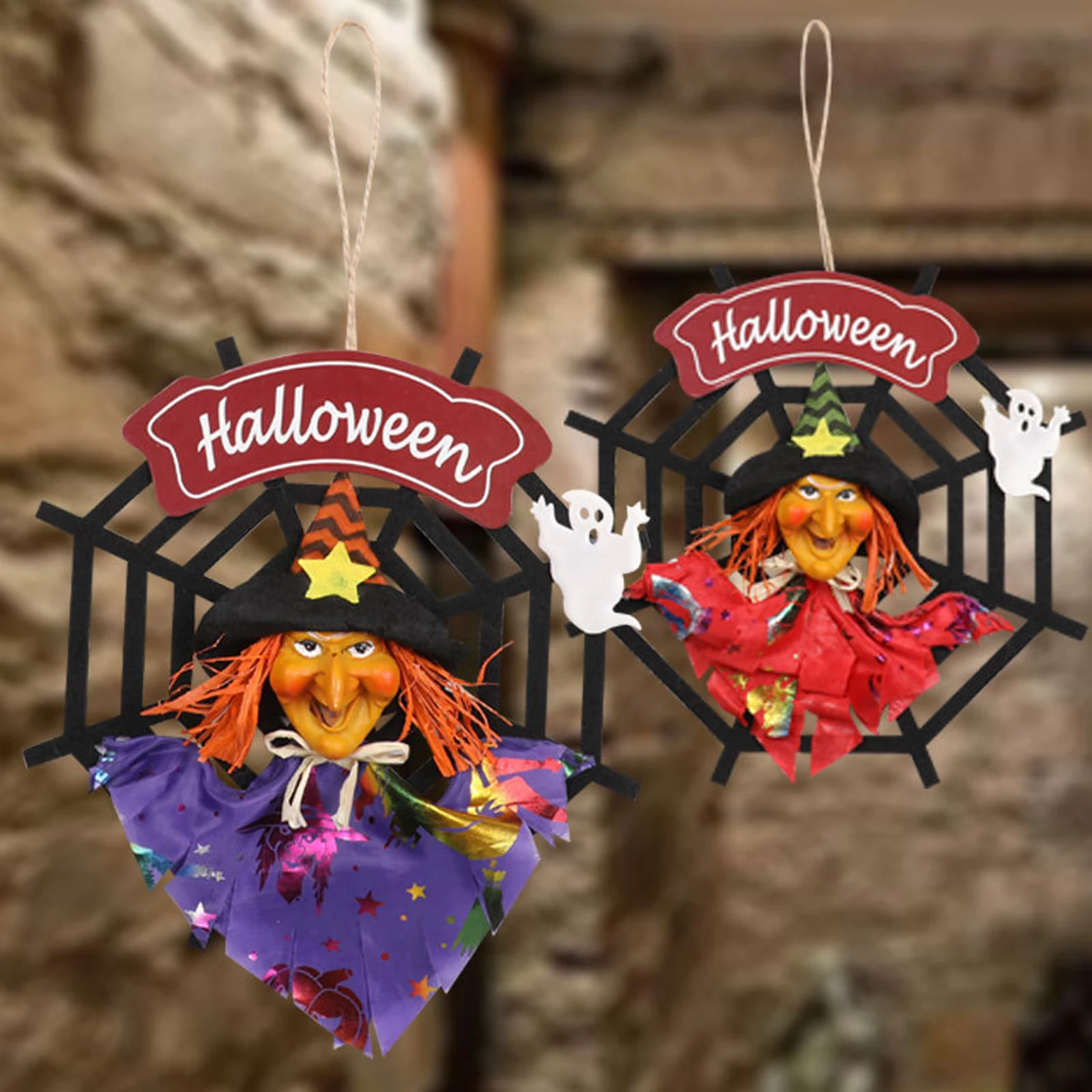 Halloween Pendants Witch Spider Web Hanging Ornament Wall Decor for Home Shops Office
Halloween Pendants Witch Spider Web Hanging Ornament Wall Decor for Home Shops Office
