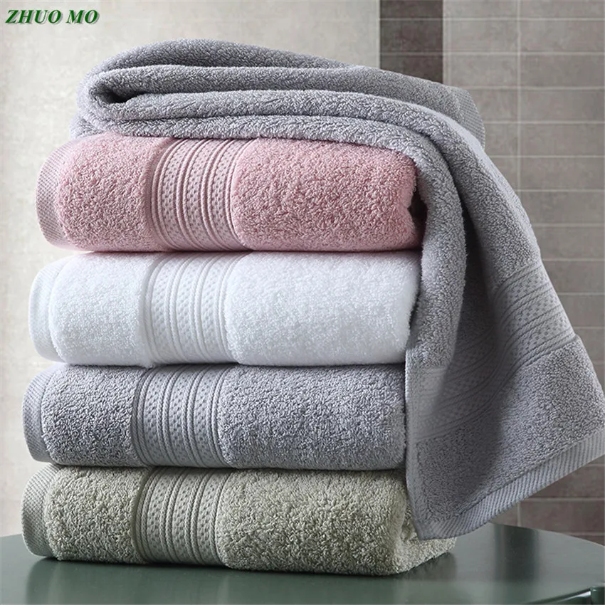 

150*80cm 100% Pakistan Cotton Bath Towel Super absorbent Terry towel Large Thicken Adults Bathroom Towels Free shipping