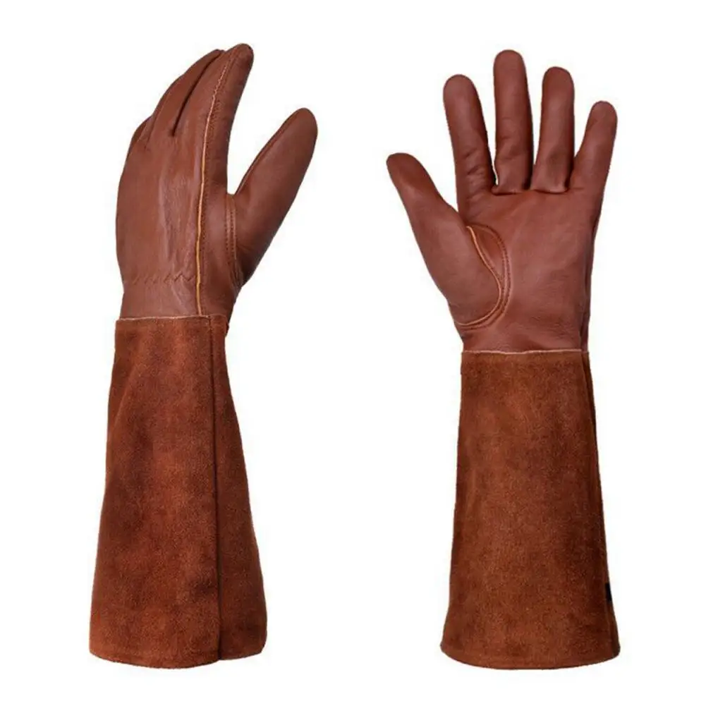1 Pair Heavy Duty Gardening Rose Pruning Gauntlet Gloves Thorn Proof Long Sleeve Work Welding Garden Gloves
1 Pair Heavy Duty Gardening Rose Pruning Gauntlet Gloves Thorn Proof Long Sleeve Work Welding Garden Gloves