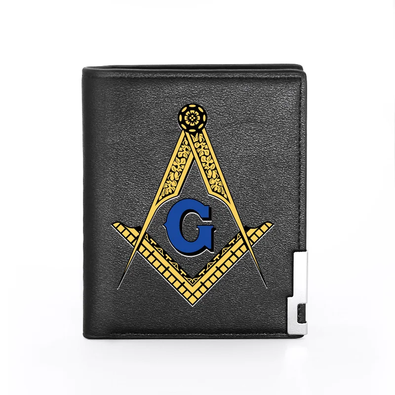 Black Classic Masonic Symbol Printing Pu Leather wallet Men Bifold Credit Card Holder Short Purse Male
Black Classic Masonic Symbol Printing Pu Leather wallet Men Bifold Credit Card Holder Short Purse Male