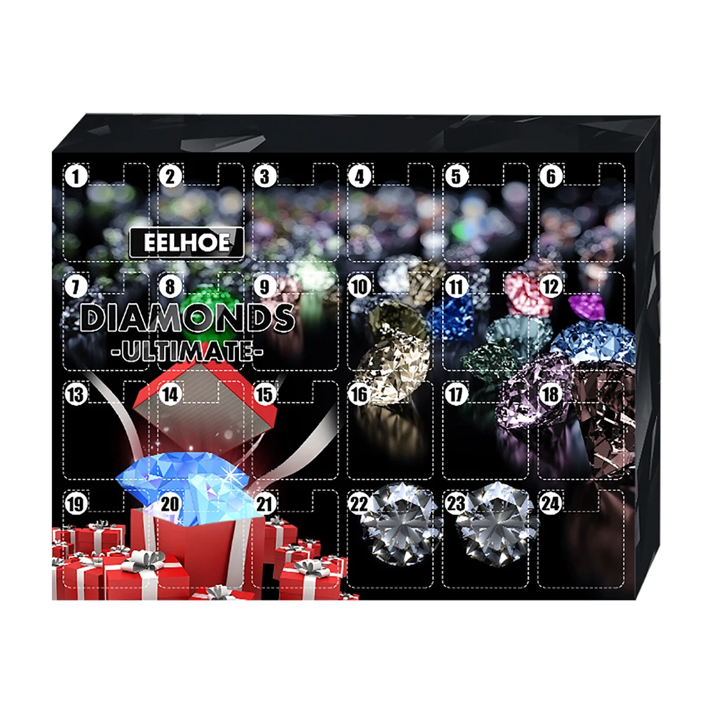 Christmas Advent Calendar 24 Days Countdown Crystal Diamond Gem Collection Gift Anti-stress Toys Children's Adult Children's Toy
Christmas Advent Calendar 24 Days Countdown Crystal Diamond Gem Collection Gift Anti-stress Toys Children's Adult Children's Toy