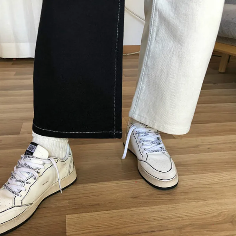 Jeans Women Fashion High Waist Chic Korean Style Straight Ankle-length Streetwear Leisure All-match Panelled Retro Teens Trouser
Jeans Women Fashion High Waist Chic Korean Style Straight Ankle-length Streetwear Leisure All-match Panelled Retro Teens Trouser