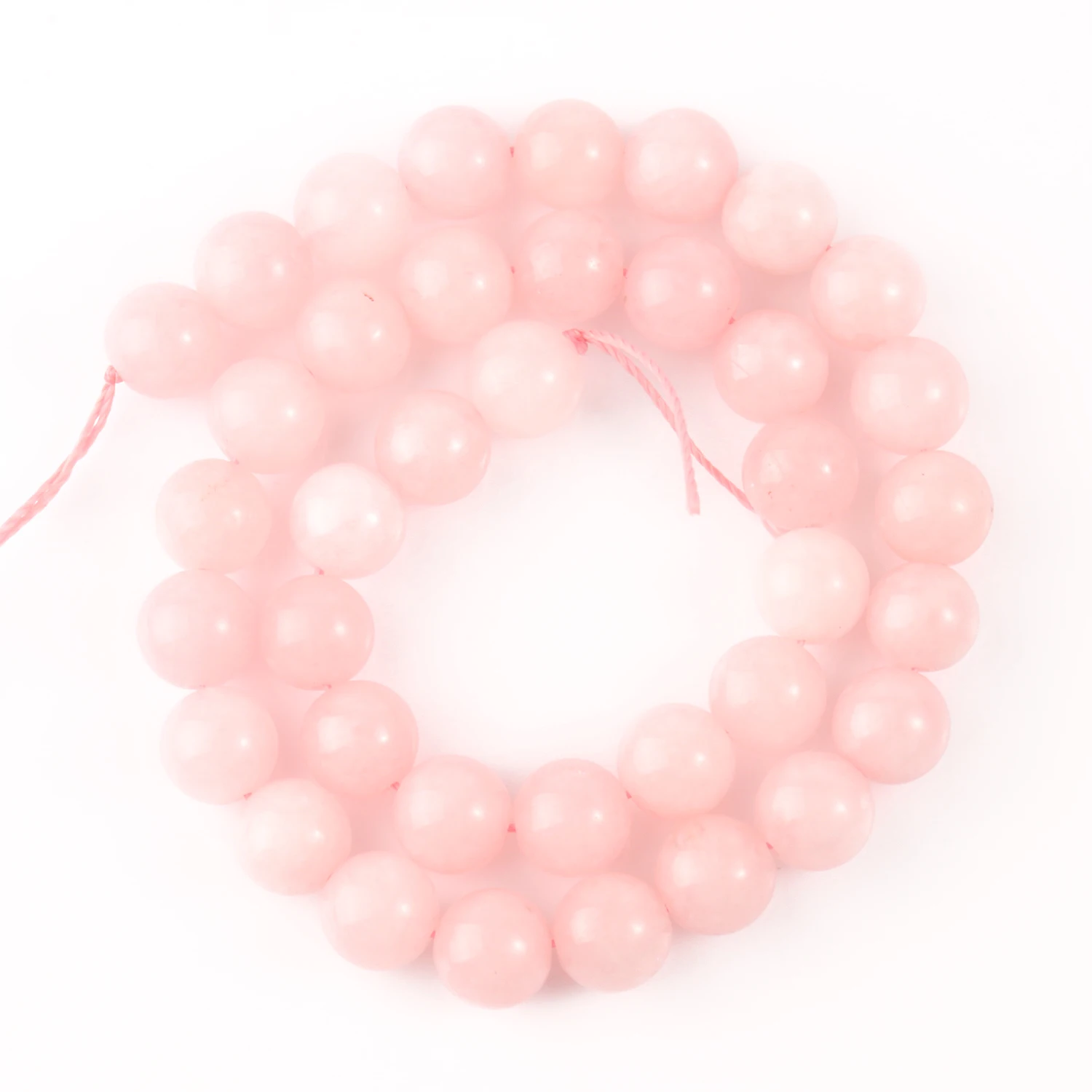 Natural Stone Smooth Pink Jades Chalcedony Beads Round Spacer Beads for Jewelry Making DIY Charm Bracelet Necklace 15'' Perles
Natural Stone Smooth Pink Jades Chalcedony Beads Round Spacer Beads for Jewelry Making DIY Charm Bracelet Necklace 15'' Perles