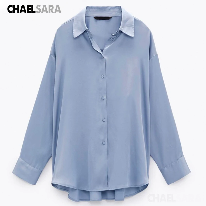 2021 Autumn Women Casual Satin Long Sleeve Vintage Oversized Shirts Elegant Sexy Silk Blouse Coat
2021 Autumn Women Casual Satin Long Sleeve Vintage Oversized Shirts Elegant Sexy Silk Blouse Coat
