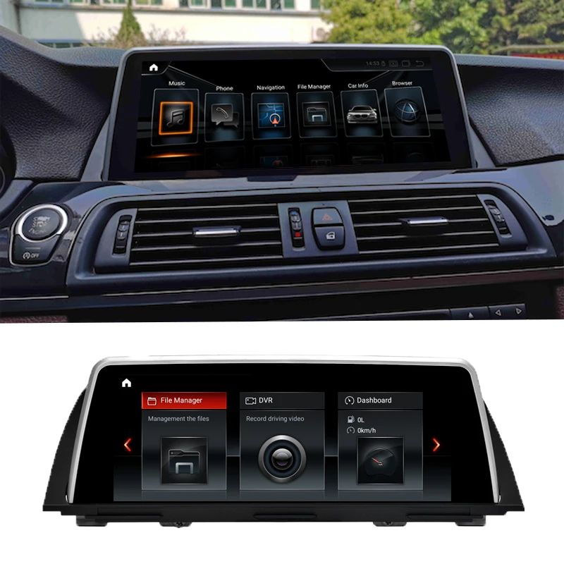 

Liislee Car Multimedia Player NAVI For BMW 5 Series F10 F18 For CIC NBT Radio CarPlay TPMS 360 bird view GPS Navigation