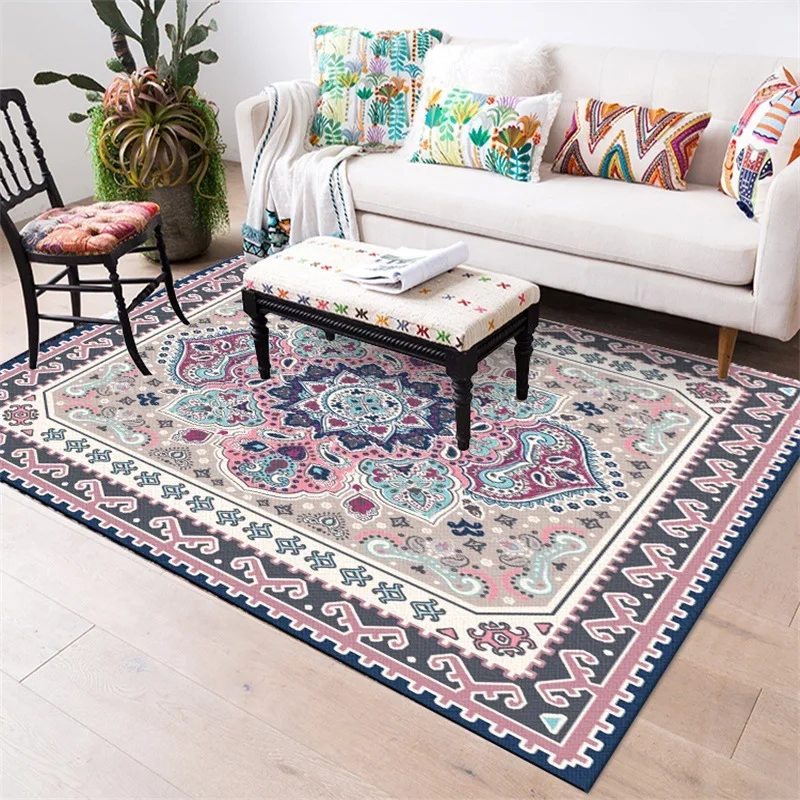 Rugs for Bedroom Geometric Flower Purple Red Doormat Living Room Kitchen Bedside Floor Mat Carpet Customization
Rugs for Bedroom Geometric Flower Purple Red Doormat Living Room Kitchen Bedside Floor Mat Carpet Customization