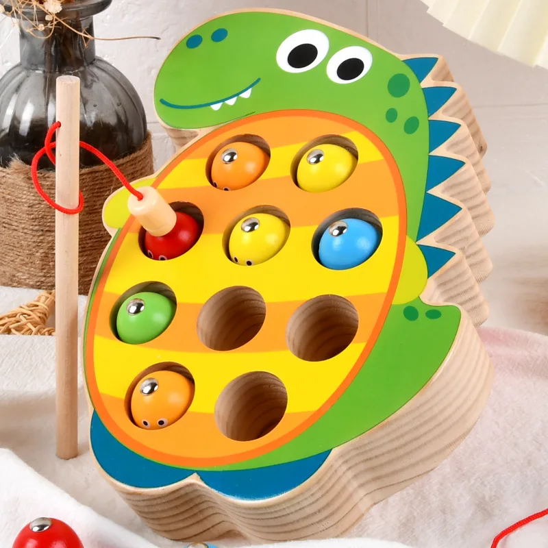 Early Childhood Education Kitten Fishing Magnetic Fishing Rod Intellectual Development Concentration Training Desktop Wooden Toy
Early Childhood Education Kitten Fishing Magnetic Fishing Rod Intellectual Development Concentration Training Desktop Wooden Toy