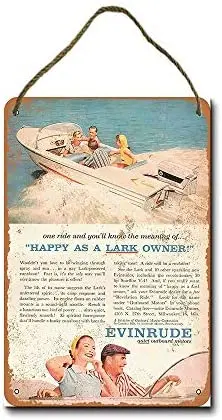 Metal Sign 8 x 12 inch 1958 Evinrude Outboard Boat Motors Wall Decor Hanging Sign
Metal Sign 8 x 12 inch 1958 Evinrude Outboard Boat Motors Wall Decor Hanging Sign