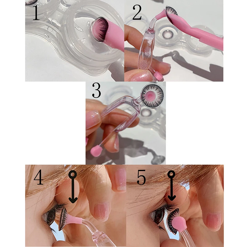 New 2PCS/set Eye Care Contact Lenses Inserter Remover Silicone Soft Tip Tweezer Stick Case Set Contact Lenses Wearing Tools
New 2PCS/set Eye Care Contact Lenses Inserter Remover Silicone Soft Tip Tweezer Stick Case Set Contact Lenses Wearing Tools