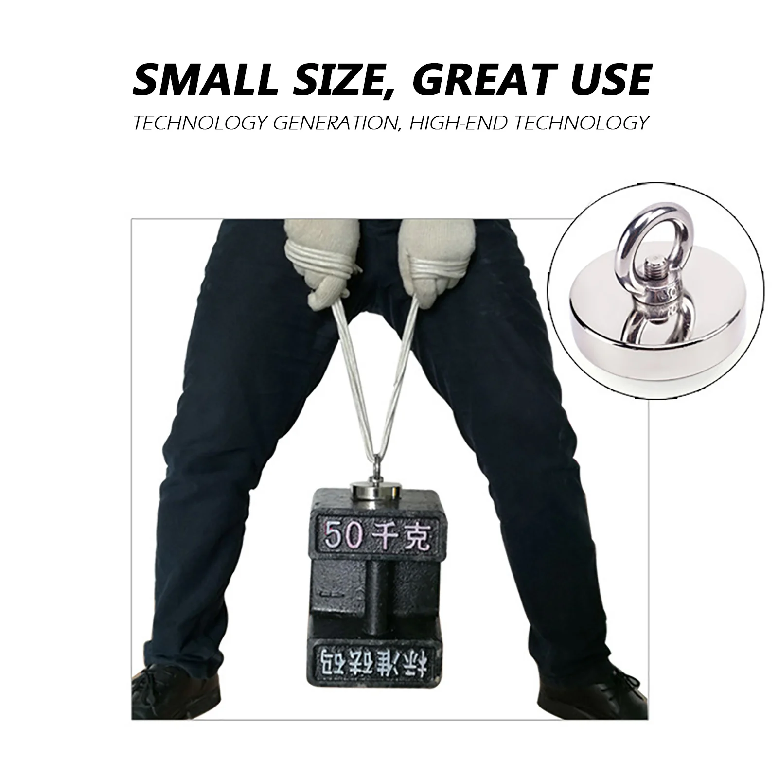 Double Side Big Search Fishing Salvage Magnet Pulling With Rope Gloves Kit Super Strong Neodymium Magnet D48
Double Side Big Search Fishing Salvage Magnet Pulling With Rope Gloves Kit Super Strong Neodymium Magnet D48