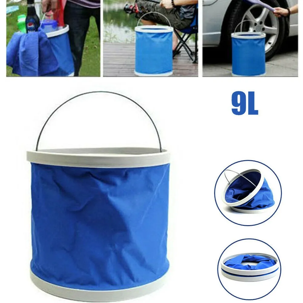 9L Folding Travel Outdoor Fishing Camping Car Wash Bucket Portable Water Bucket Multifunctional Folding Bucket 24.5*22.5cm
9L Folding Travel Outdoor Fishing Camping Car Wash Bucket Portable Water Bucket Multifunctional Folding Bucket 24.5*22.5cm