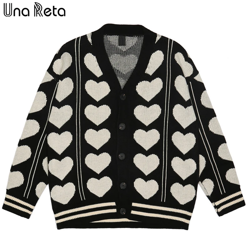 Una Reta Harajuku Lovely Print Cardigan Sweater Men's Coat New Streetwear Men Clothing Casual Single-breasted Sweater Cardigan
Una Reta Harajuku Lovely Print Cardigan Sweater Men's Coat New Streetwear Men Clothing Casual Single-breasted Sweater Cardigan