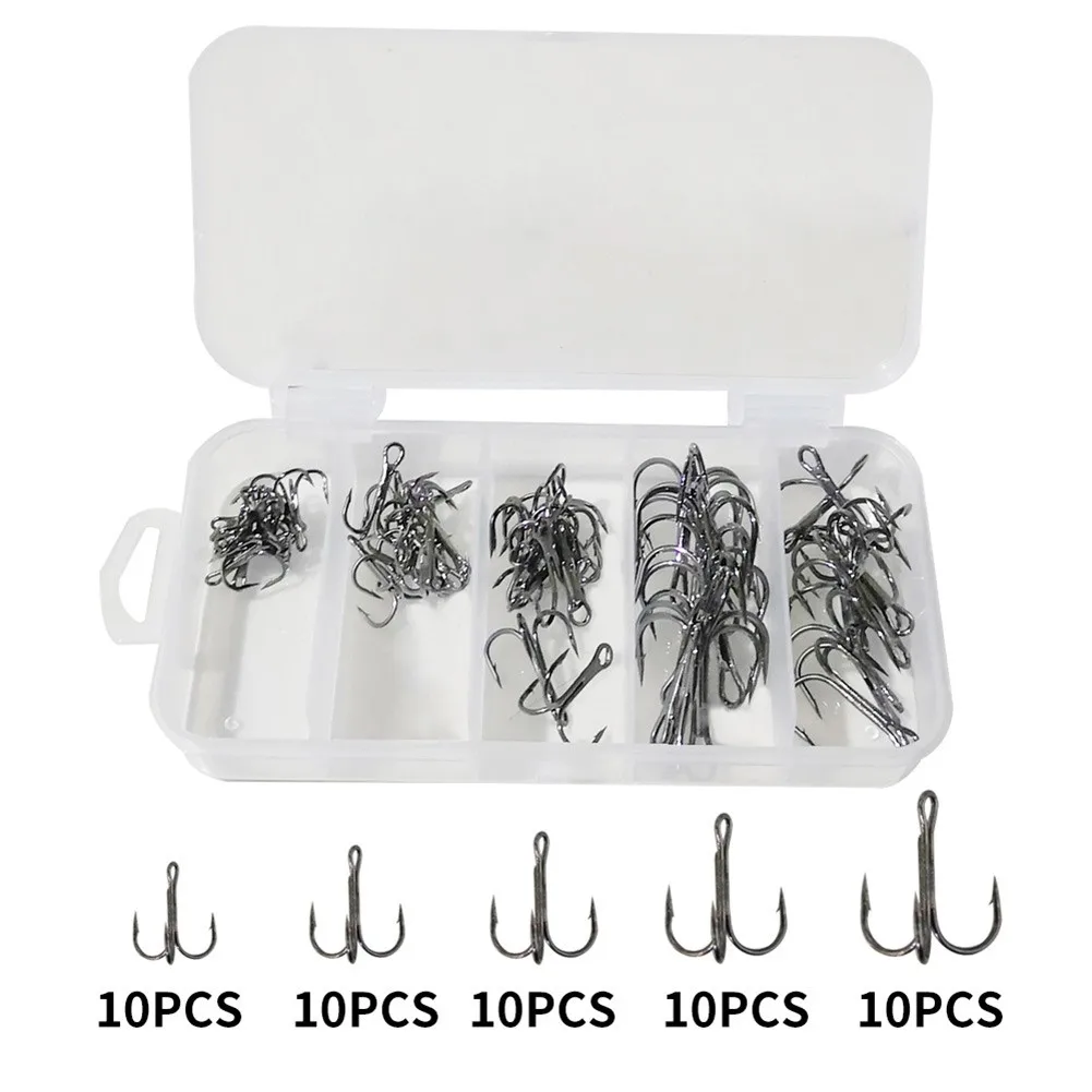 50pcs High Carbon Steel Fishing Hooks Artificial Fishhooks Set With Box Durable High Carbon Steel Sea Fish Lures Fishing Tackle
50pcs High Carbon Steel Fishing Hooks Artificial Fishhooks Set With Box Durable High Carbon Steel Sea Fish Lures Fishing Tackle