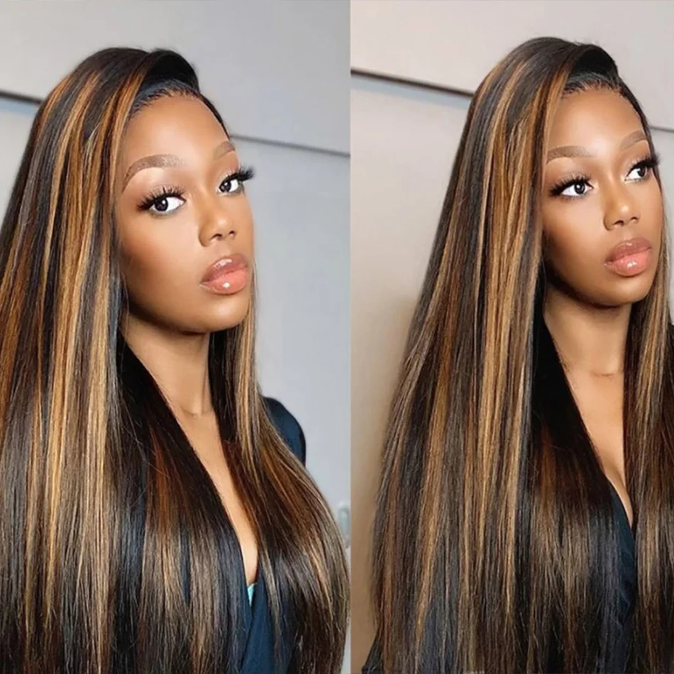 Highlight Wig Brown Colored Human Hair Wigs 13X4 4X4 Ombre Straight 28 30 32 34 Inch Wig Honey Blond Lace Front Human Hair Wigs
Highlight Wig Brown Colored Human Hair Wigs 13X4 4X4 Ombre Straight 28 30 32 34 Inch Wig Honey Blond Lace Front Human Hair Wigs