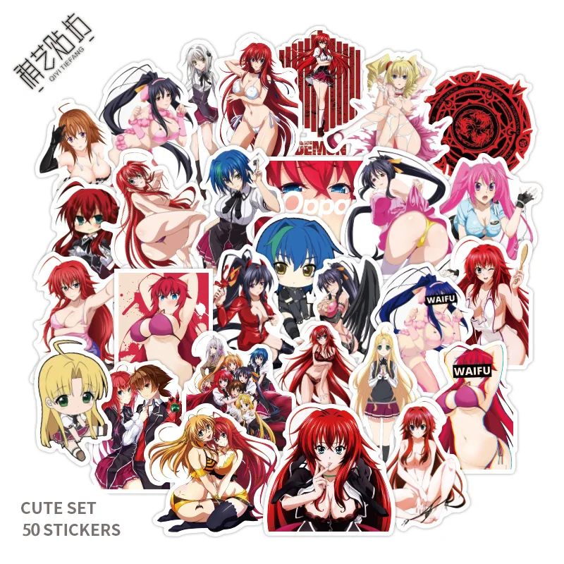 50pcs/set Japan Anime High School DxD Tsto Issei Rias Gremory Guitar Decoration Waterproof Stickers Gifts
50pcs/set Japan Anime High School DxD Tsto Issei Rias Gremory Guitar Decoration Waterproof Stickers Gifts