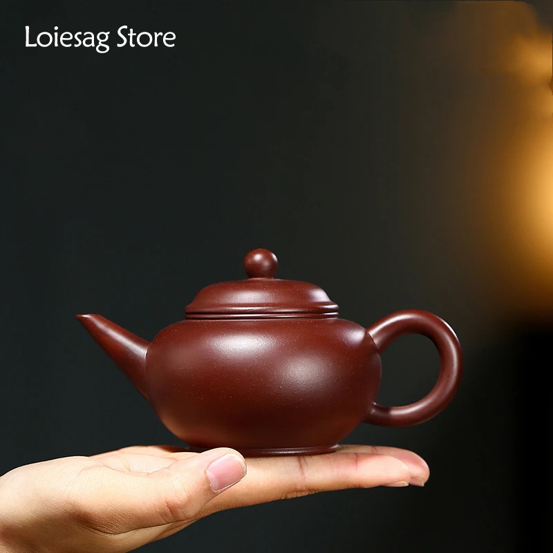 Loiesag 200ml Yixing Purple Clay Pot level Tea Pot Raw ore Purple Zhu mud Classic Capacity Masterpiece Kung Fu Zisha Tea Set
Loiesag 200ml Yixing Purple Clay Pot level Tea Pot Raw ore Purple Zhu mud Classic Capacity Masterpiece Kung Fu Zisha Tea Set