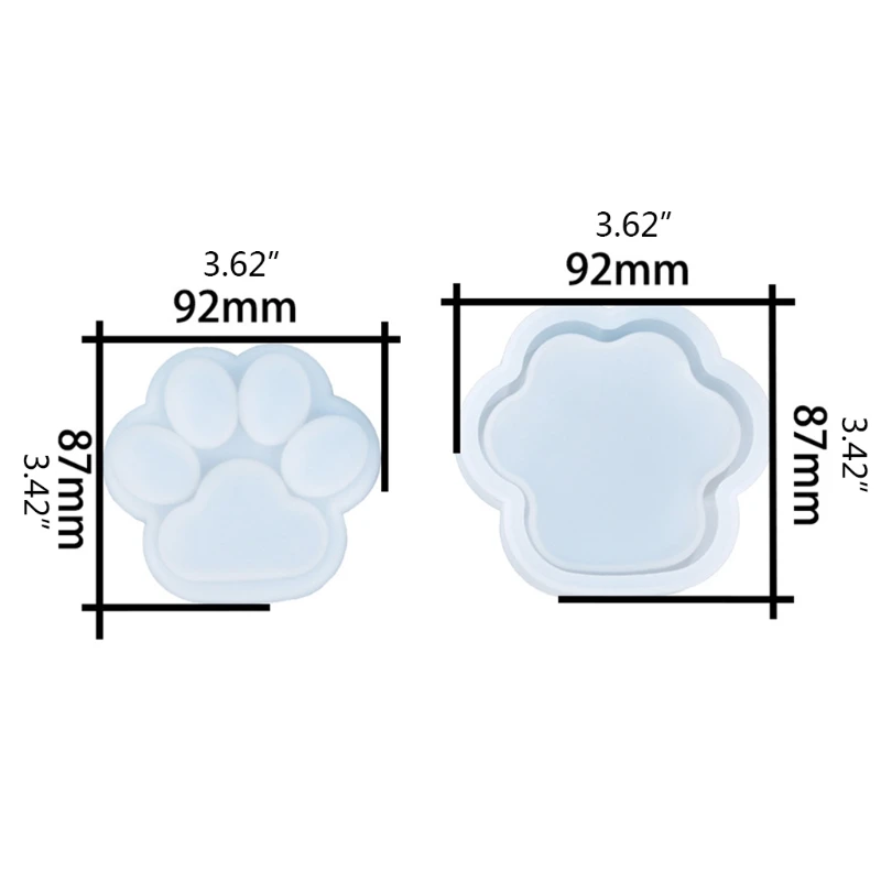 1 Set Cat Paw Storage Box Crystal Epoxy Resin Mold Handmade Jewelry Container Case Silicone Mould DIY Crafts Tool
1 Set Cat Paw Storage Box Crystal Epoxy Resin Mold Handmade Jewelry Container Case Silicone Mould DIY Crafts Tool
