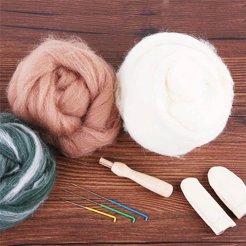 LMDZ 30g/3Colors Needle Felting Wool Set Roving Fiber Knitting Yarn for Hand Spinning DIY Weaving Felting for Home Decoration
LMDZ 30g/3Colors Needle Felting Wool Set Roving Fiber Knitting Yarn for Hand Spinning DIY Weaving Felting for Home Decoration