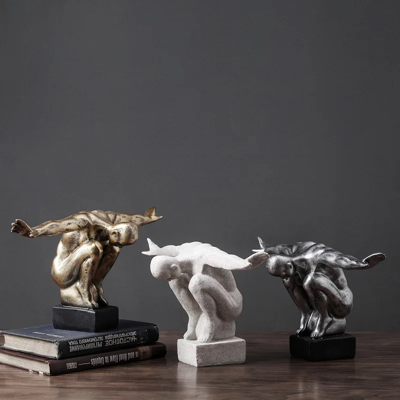 Modern Nordic Abstract Character Statue Resin Figurine Office Home Decoration Desktop Decor Handmade Crafts Sculpture Art
Modern Nordic Abstract Character Statue Resin Figurine Office Home Decoration Desktop Decor Handmade Crafts Sculpture Art