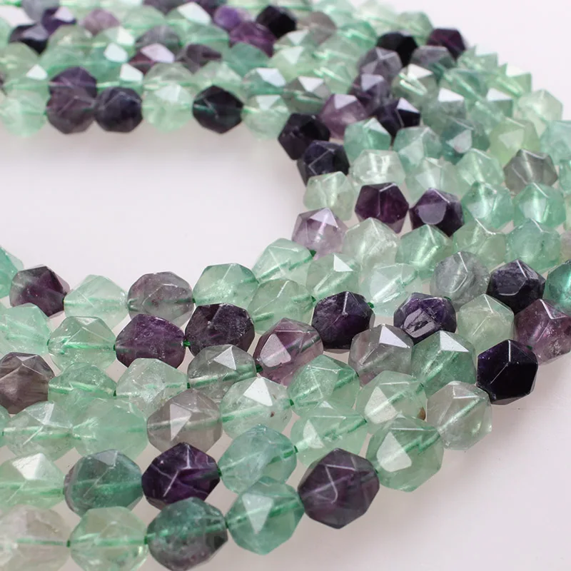 Natural Stone Beads Big Faceted Green Purple Fluorit Stone Loose Beads 6 8 10mm Beads For Bracelets Necklace Jewelry Making
Natural Stone Beads Big Faceted Green Purple Fluorit Stone Loose Beads 6 8 10mm Beads For Bracelets Necklace Jewelry Making