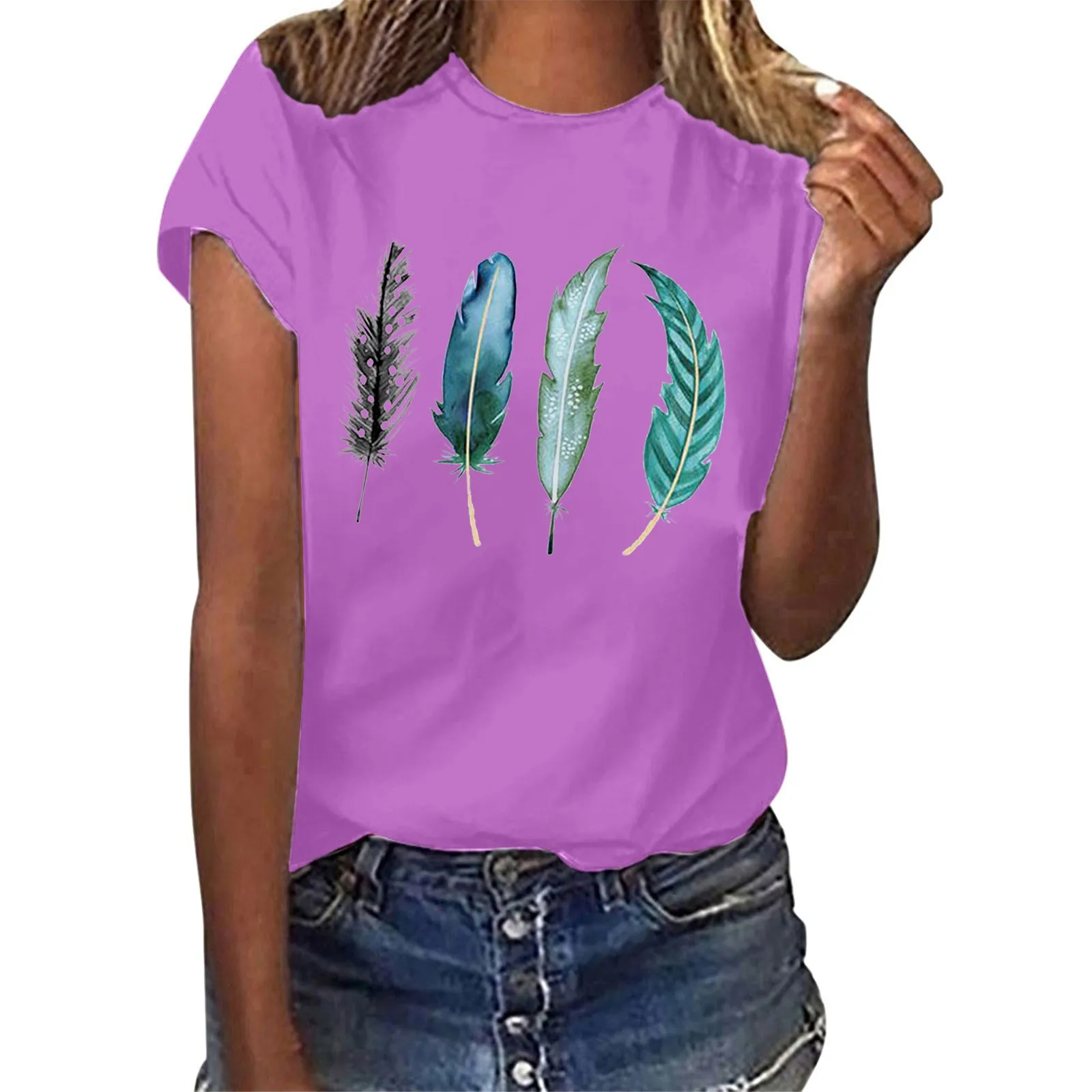 Loose Womens Tops And Blouses Women's Short-sleeved leather Pattern Fashion Pullover O-neck Blouse Blusas Mujer De Moda 2021
Loose Womens Tops And Blouses Women's Short-sleeved leather Pattern Fashion Pullover O-neck Blouse Blusas Mujer De Moda 2021