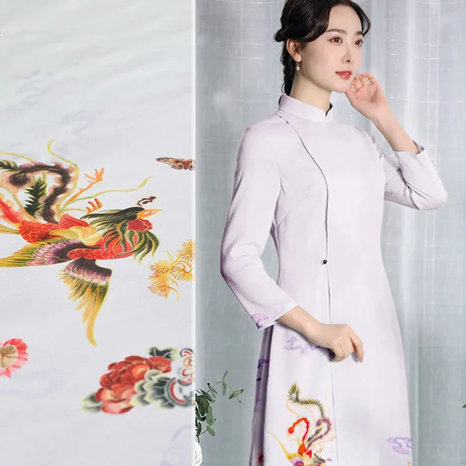 Natural Mulberry Silk linen fabric delicate vintage chinese silk cloth Fashion for dress diy sewing by the meter material
Natural Mulberry Silk linen fabric delicate vintage chinese silk cloth Fashion for dress diy sewing by the meter material