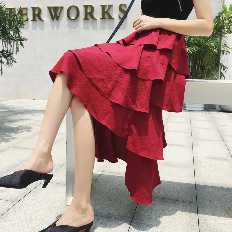 Women Summer New Fashion Casual Chick Skirts Lady's Plus Size S-3XL High Waist Mid-calf Length Long Cake Skirts
Women Summer New Fashion Casual Chick Skirts Lady's Plus Size S-3XL High Waist Mid-calf Length Long Cake Skirts