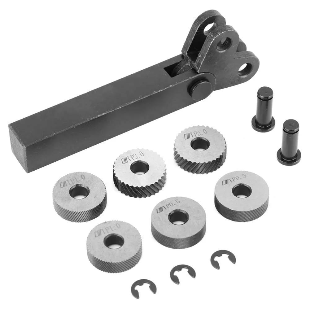 7pcs Steel Knurling Tool 0.5/1/2mm Diagonal Dual Wheel Linear Knurl Set Lathe Cutter Machine
7pcs Steel Knurling Tool 0.5/1/2mm Diagonal Dual Wheel Linear Knurl Set Lathe Cutter Machine