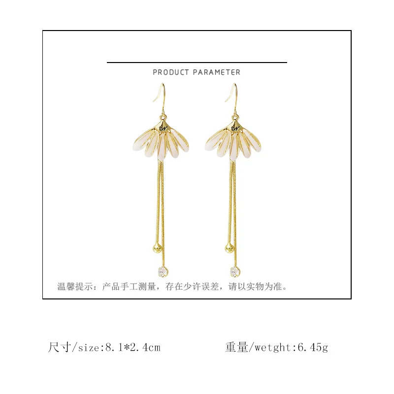 XIYANIKE Gold Earrings Long Elegant Tassel Flower Pendant Earrings For Women Fashion Jewelry 2020 Newest Accessories Wholesale
XIYANIKE Gold Earrings Long Elegant Tassel Flower Pendant Earrings For Women Fashion Jewelry 2020 Newest Accessories Wholesale