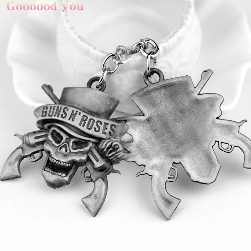 Rock Band Guns N' Roses Keychain Retro Classic Skull Bag Pendant Old School Key Chains Roll Keychain Accessories Fans Gift
Rock Band Guns N' Roses Keychain Retro Classic Skull Bag Pendant Old School Key Chains Roll Keychain Accessories Fans Gift