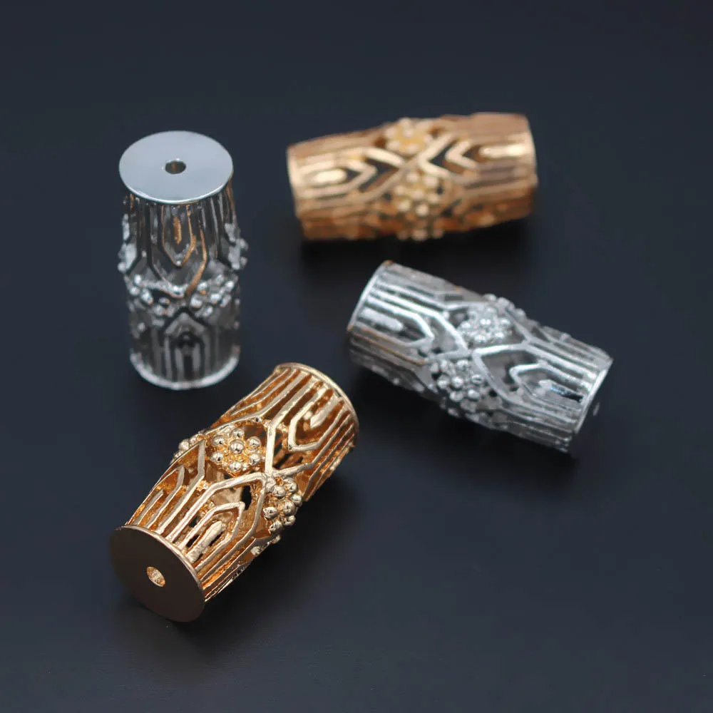 10pcs Hollow Long Tube Metal Spacer Beads Dubai Gold Beads DIY Findings Accessories for Men Women Wedding Jewelry Set Making
10pcs Hollow Long Tube Metal Spacer Beads Dubai Gold Beads DIY Findings Accessories for Men Women Wedding Jewelry Set Making
