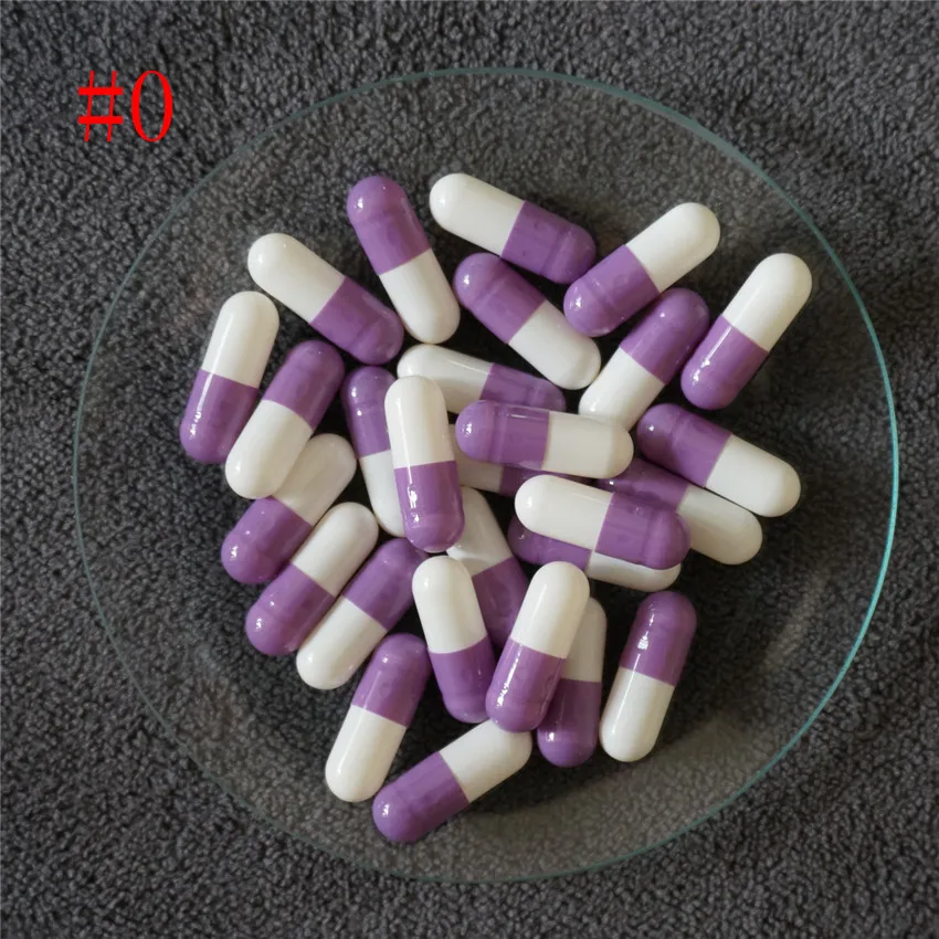 10000pcs High Quality Empty Purple and White Hard Gelatin Capsules,0 Size Hollow Gelatin Capsules ,Joined or Separated Capsules
10000pcs High Quality Empty Purple and White Hard Gelatin Capsules,0 Size Hollow Gelatin Capsules ,Joined or Separated Capsules