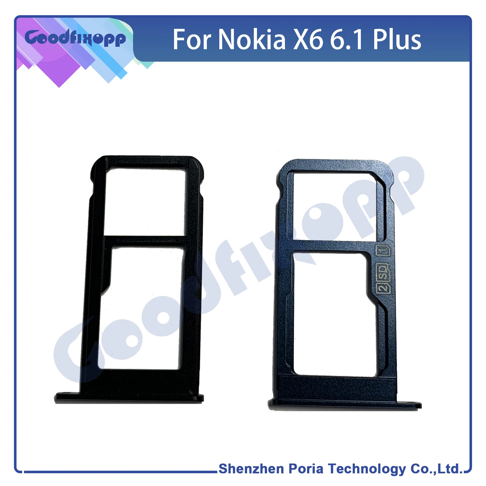 Фото Для SIM-карты и адаптеров Nokia X6 6 1 Plus Возьмите лоток чипа поддержка кассеты запасные