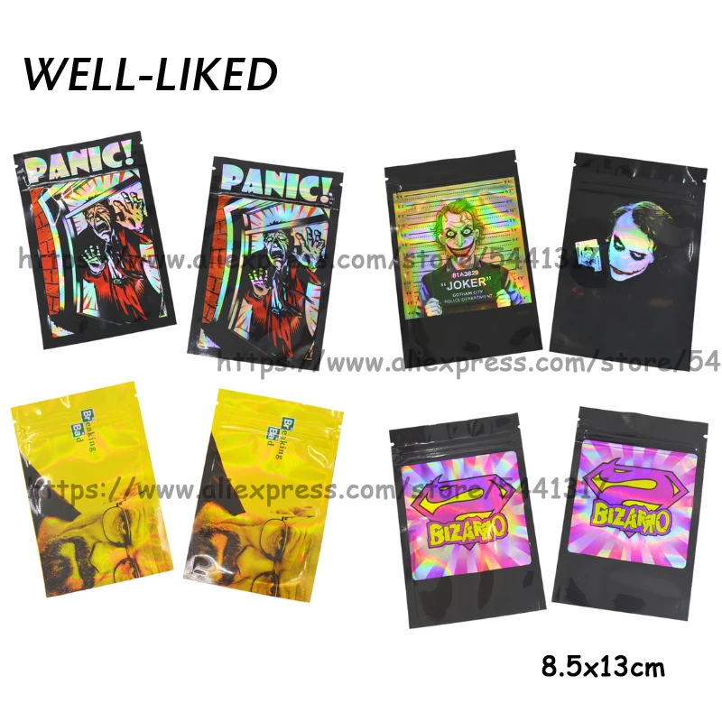NEW 8.5x13CM 3.5g Tobacco Small Bag Candy Bags Snack Powder Leak Proof Food Storage CBD Gummy Candy Packaging 100 PCS Wholesale
NEW 8.5x13CM 3.5g Tobacco Small Bag Candy Bags Snack Powder Leak Proof Food Storage CBD Gummy Candy Packaging 100 PCS Wholesale