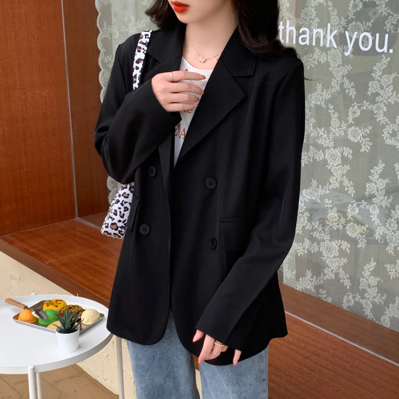 2020 Hot Sale New Arrival Outwear Blazer Korean Thin Fresh Casual Loose Basic College Wind Long Sleeve Female Women Blazers 
2020 Hot Sale New Arrival Outwear Blazer Korean Thin Fresh Casual Loose Basic College Wind Long Sleeve Female Women Blazers